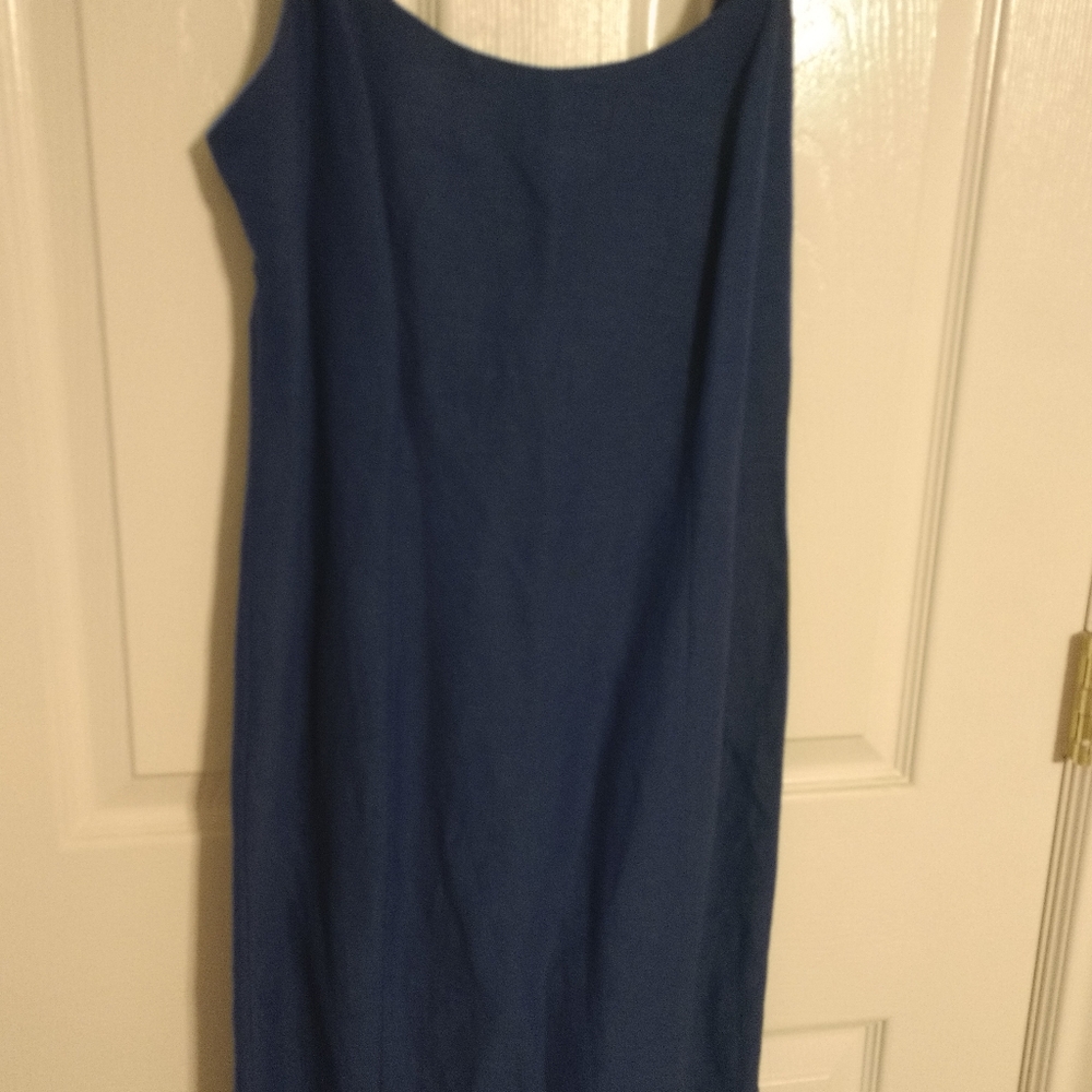 Bright blue cocktail dress